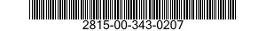 2815-00-343-0207 GASKET 2815003430207 003430207