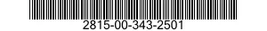 2815-00-343-2501  2815003432501 003432501