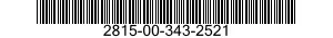 2815-00-343-2521  2815003432521 003432521