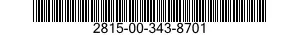 2815-00-343-8701  2815003438701 003438701