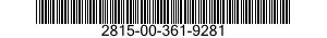 2815-00-361-9281  2815003619281 003619281