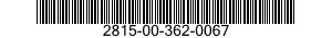 2815-00-362-0067  2815003620067 003620067