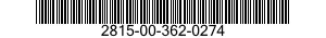 2815-00-362-0274  2815003620274 003620274