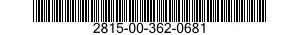2815-00-362-0681 GUIDE SET,VALVE 2815003620681 003620681