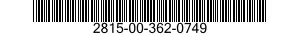 2815-00-362-0749  2815003620749 003620749