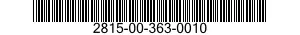 2815-00-363-0010  2815003630010 003630010
