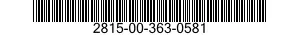 2815-00-363-0581  2815003630581 003630581