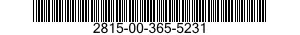 2815-00-365-5231  2815003655231 003655231