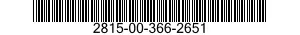2815-00-366-2651  2815003662651 003662651