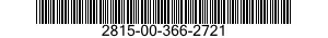 2815-00-366-2721  2815003662721 003662721