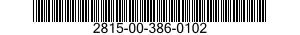 2815-00-386-0102  2815003860102 003860102