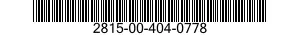 2815-00-404-0778  2815004040778 004040778