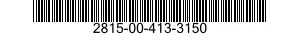 2815-00-413-3150 PISTON,INTERNAL COMBUSTION ENGIN 2815004133150 004133150