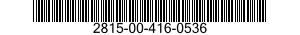 2815-00-416-0536  2815004160536 004160536