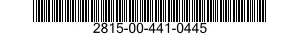 2815-00-441-0445  2815004410445 004410445