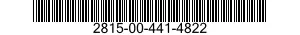 2815-00-441-4822 PISTON,INTERNAL COMBUSTION ENGINE 2815004414822 004414822