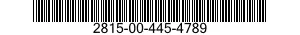 2815-00-445-4789 TAPPET,ENGINE POPPET VALVE 2815004454789 004454789