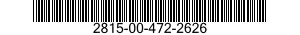 2815-00-472-2626 DAMPENER,VIBRATION,ENGINE 2815004722626 004722626