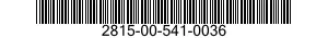 2815-00-541-0036  2815005410036 005410036