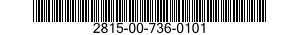 2815-00-736-0101  2815007360101 007360101