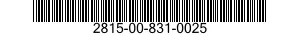 2815-00-831-0025  2815008310025 008310025