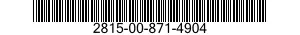 2815-00-871-4904 VALVE,POPPET,ENGINE 2815008714904 008714904