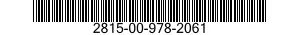 2815-00-978-2061 CONNECTING ROD,PISTON 2815009782061 009782061