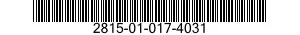 2815-01-017-4031 PUSH ROD,ENGINE POPPET VALVE 2815010174031 010174031