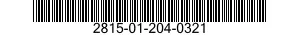 2815-01-204-0321 INSERT,ENGINE VALVE SEAT 2815012040321 012040321