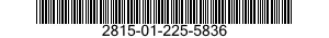 2815-01-225-5836 VALVE,POPPET,ENGINE 2815012255836 012255836