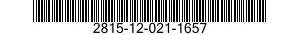 2815-12-021-1657 GASKET 2815120211657 120211657