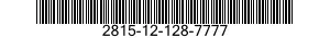2815-12-128-7777 VALVE,POPPET,ENGINE 2815121287777 121287777