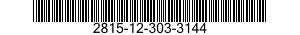 2815-12-303-3144 CRANKSHAFT,ENGINE 2815123033144 123033144