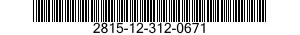 2815-12-312-0671 MANIFOLD,EXHAUST 2815123120671 123120671