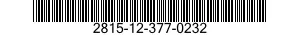 2815-12-377-0232 CRANKSHAFT,ENGINE 2815123770232 123770232