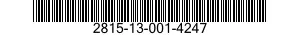 2815-13-001-4247 RING,PISTON 2815130014247 130014247