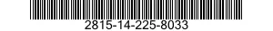 2815-14-225-8033 PLAQUE DE FERMETURE 2815142258033 142258033