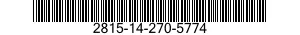 2815-14-270-5774 PUSH ROD,ENGINE POPPET VALVE 2815142705774 142705774