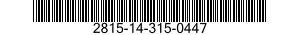 2815-14-315-0447 PLUNGER,QUICK RELEASE 2815143150447 143150447
