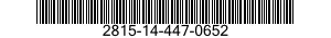2815-14-447-0652 PISTON,INTERNAL COMBUSTION ENGINE 2815144470652 144470652