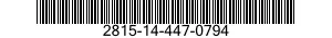 2815-14-447-0794 CONDUIT ASSEMBLY,METAL,RIGID 2815144470794 144470794