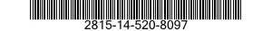 2815-14-520-8097 CRANKSHAFT,ENGINE 2815145208097 145208097