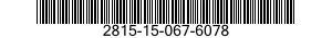 2815-15-067-6078 BUSHING,SLEEVE 2815150676078 150676078