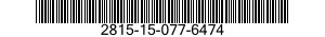 2815-15-077-6474 CUSCINETTO SUP- 2815150776474 150776474