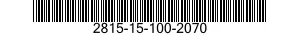 2815-15-100-2070 ROCKER ARM,ENGINE POPPET VALVE 2815151002070 151002070