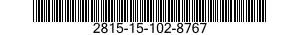 2815-15-102-8767 PUSH ROD,ENGINE POPPET VALVE 2815151028767 151028767