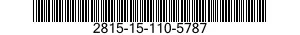 2815-15-110-5787 CUSCINO ISOLATORE T 2815151105787 151105787