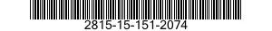 2815-15-151-2074 MANIFOLD,EXHAUST 2815151512074 151512074