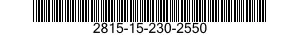 2815-15-230-2550 CAMSHAFT,ENGINE 2815152302550 152302550