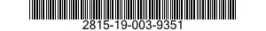 2815-19-003-9351 RING,PISTON 2815190039351 190039351